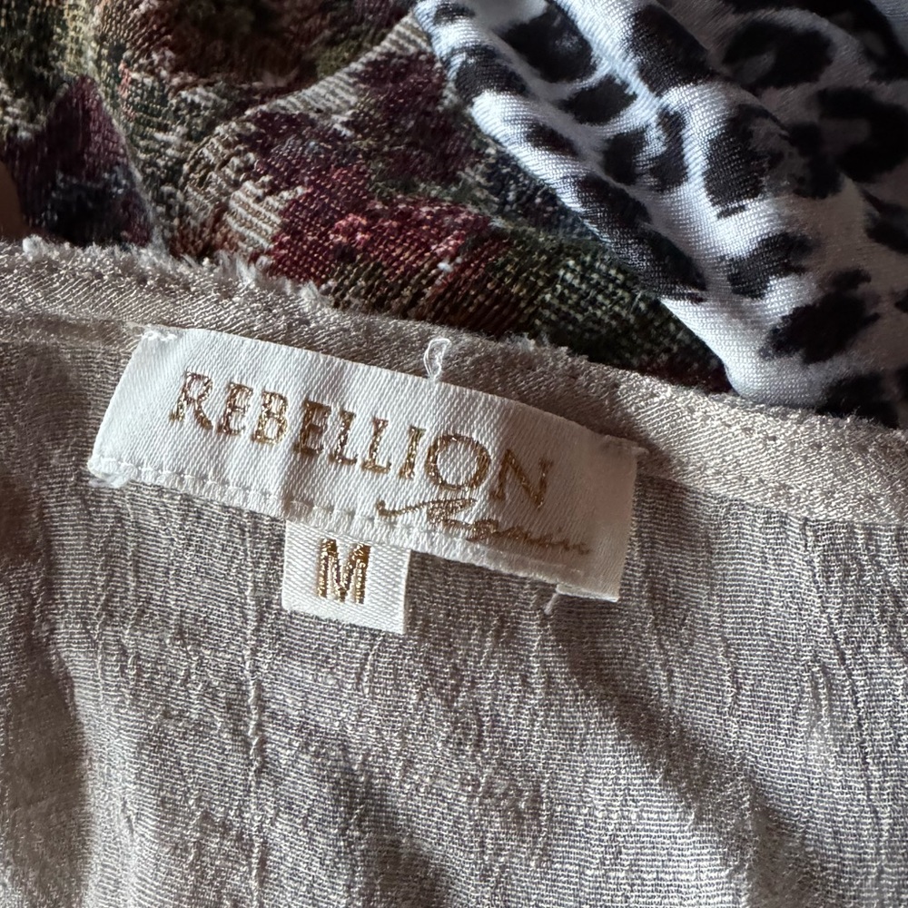 Bohemian Cream Long Cardigan rebelión again duster/cover up - Picture 8 of 8